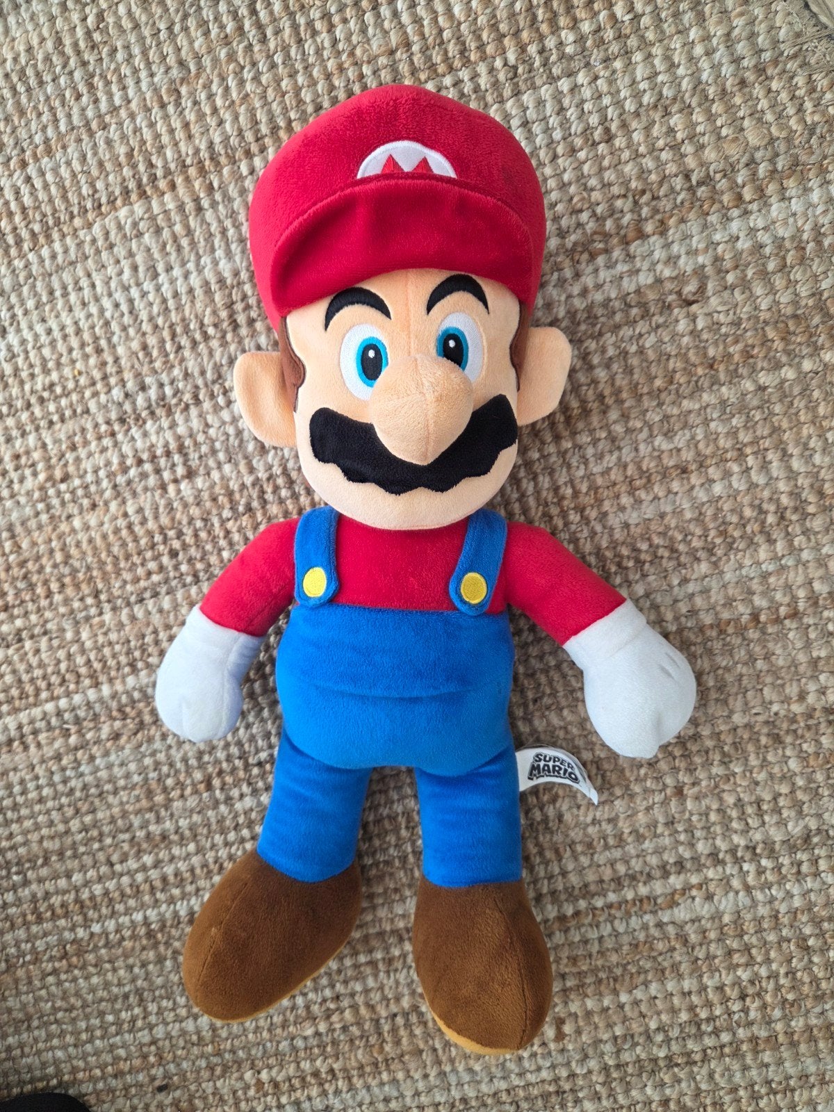 Grote Super Mario knuffel, Kinderen en Baby's, Speelgoed | Knuffels en Pluche, Overige typen, Ophalen of Verzenden, Zo goed als nieuw