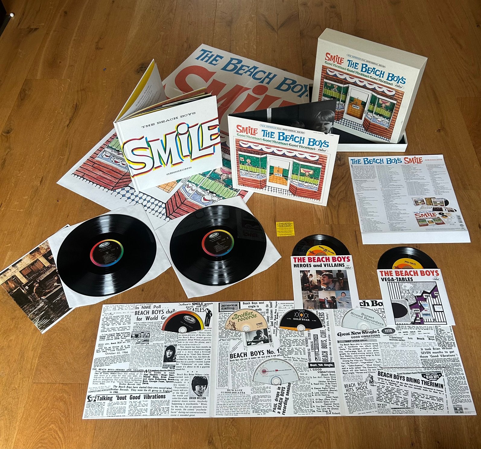 The Beach Boys / Smile Super Deluxe Edition Box Set (2011), Boxset, Gebruikt, Ophalen of Verzenden, Classic Rock
