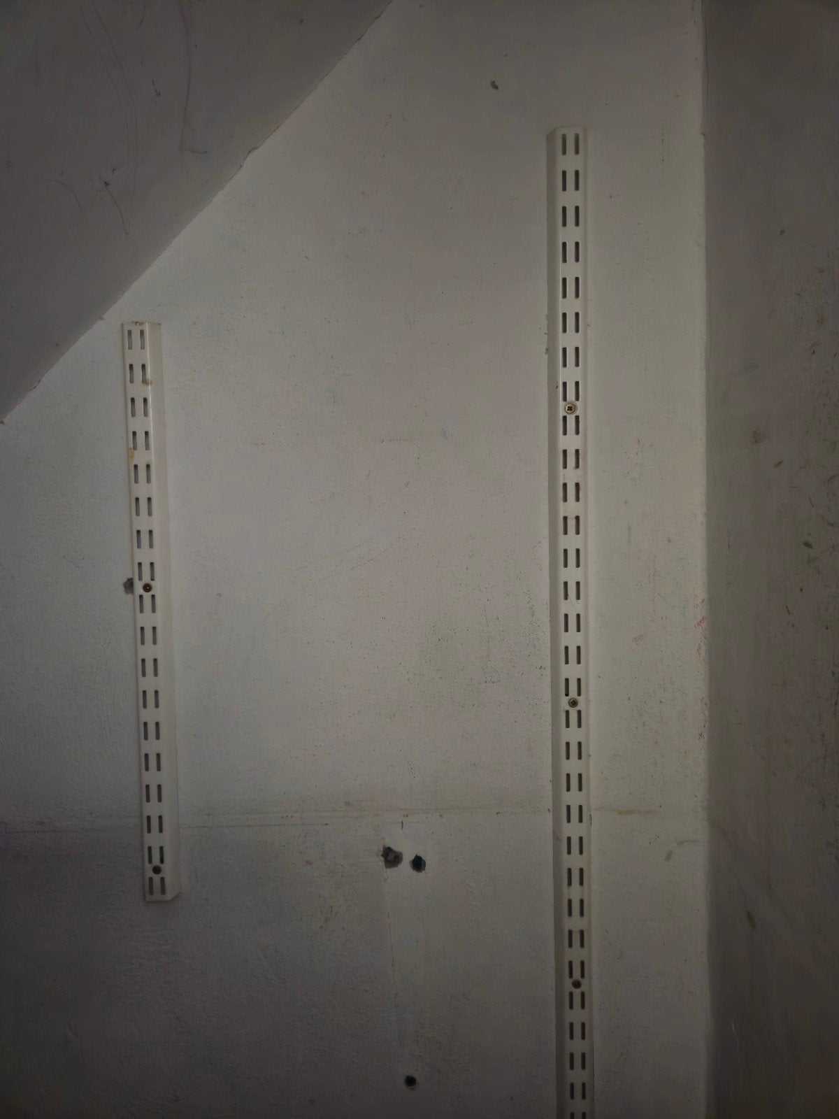 Rail voor plankdragers - 50 cm en 100 cm, Ophalen, Gebruikt