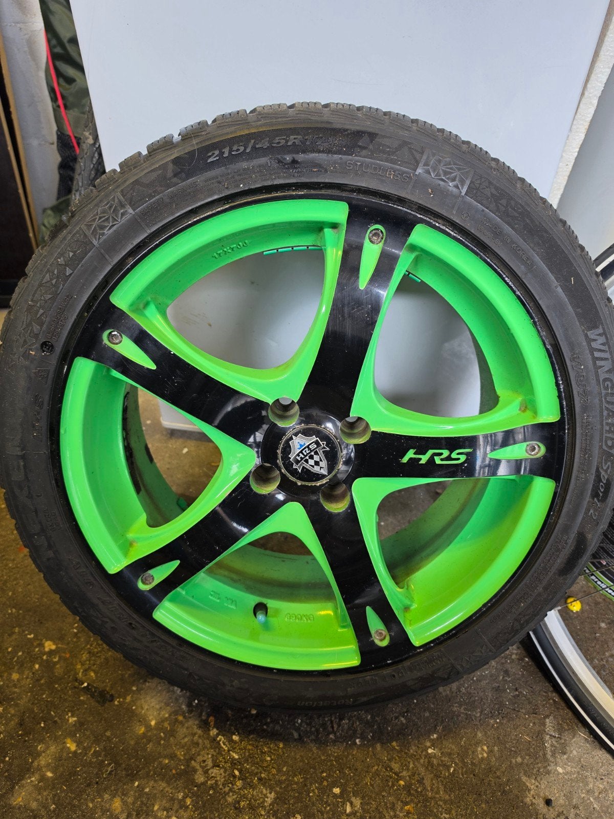 HRS 17 inch velgen 4x100 + Nexen Winguard Sport 2 winterband, Banden en Velgen, 17 inch, Ophalen of Verzenden, All Season