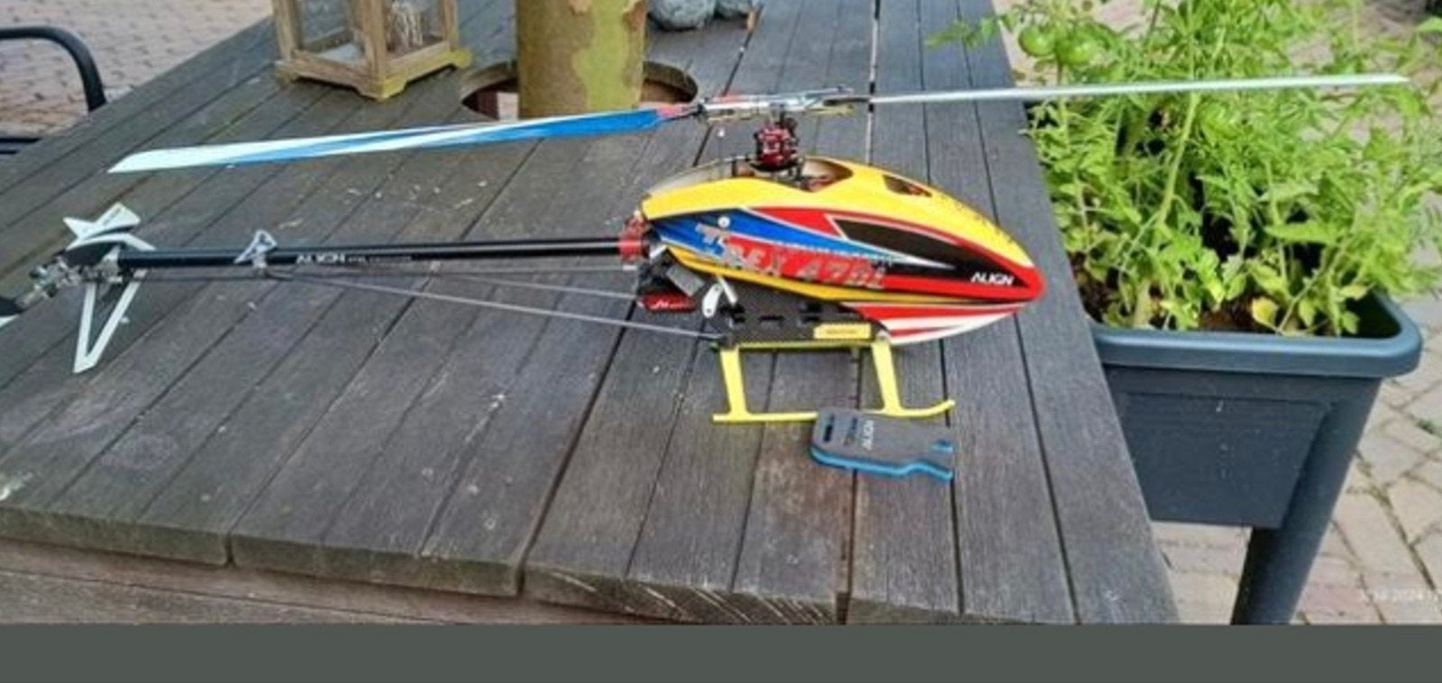 Align Trex 470 LT Flybarless, Ophalen, Zo goed als nieuw, Helikopter