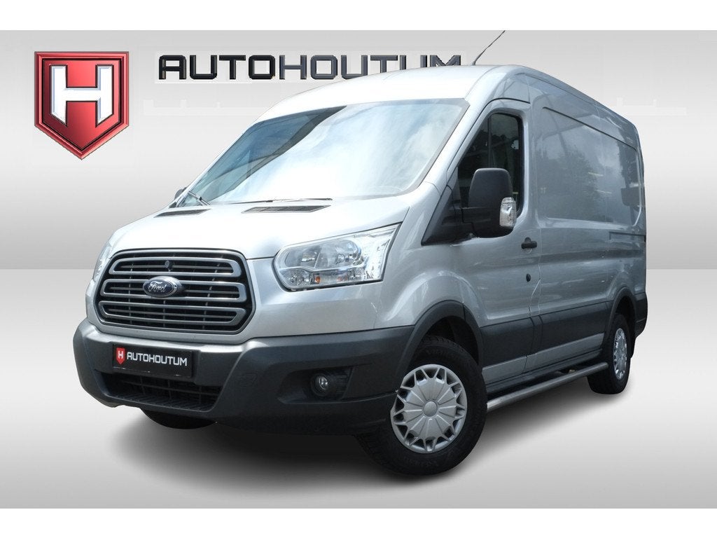 Ford Transit 350 2.2 TDCI L2H2 Trend Trekhaak, 3zits, Airco,, Euro 5, Stof, Gebruikt, Zwart