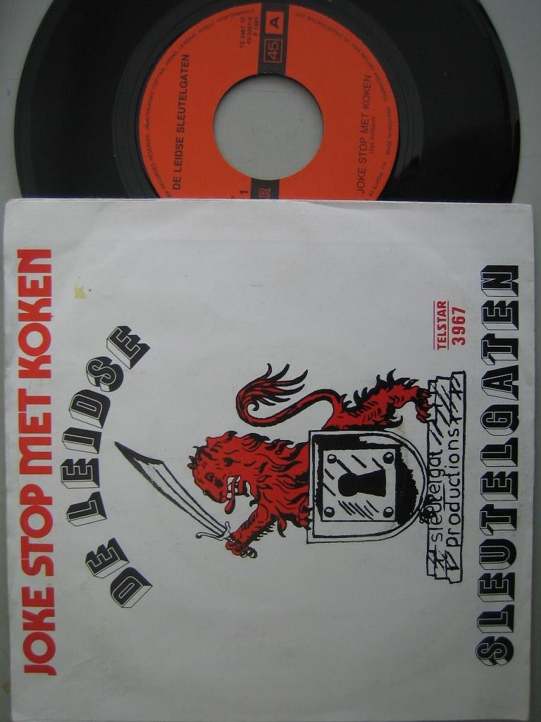 De Leidse sleutelgaten - Joke stop met koken (Telstar 3967 ), Cd's en Dvd's, Vinyl | Nederlandstalig, Gebruikt, Overige genres