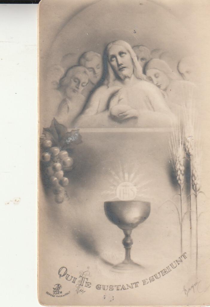 Eerste H. Communie Frans de Louwere 21 okt.Schijndel, Ophalen of Verzenden, Gebruikt, Kaart of Prent, Christendom | Katholiek