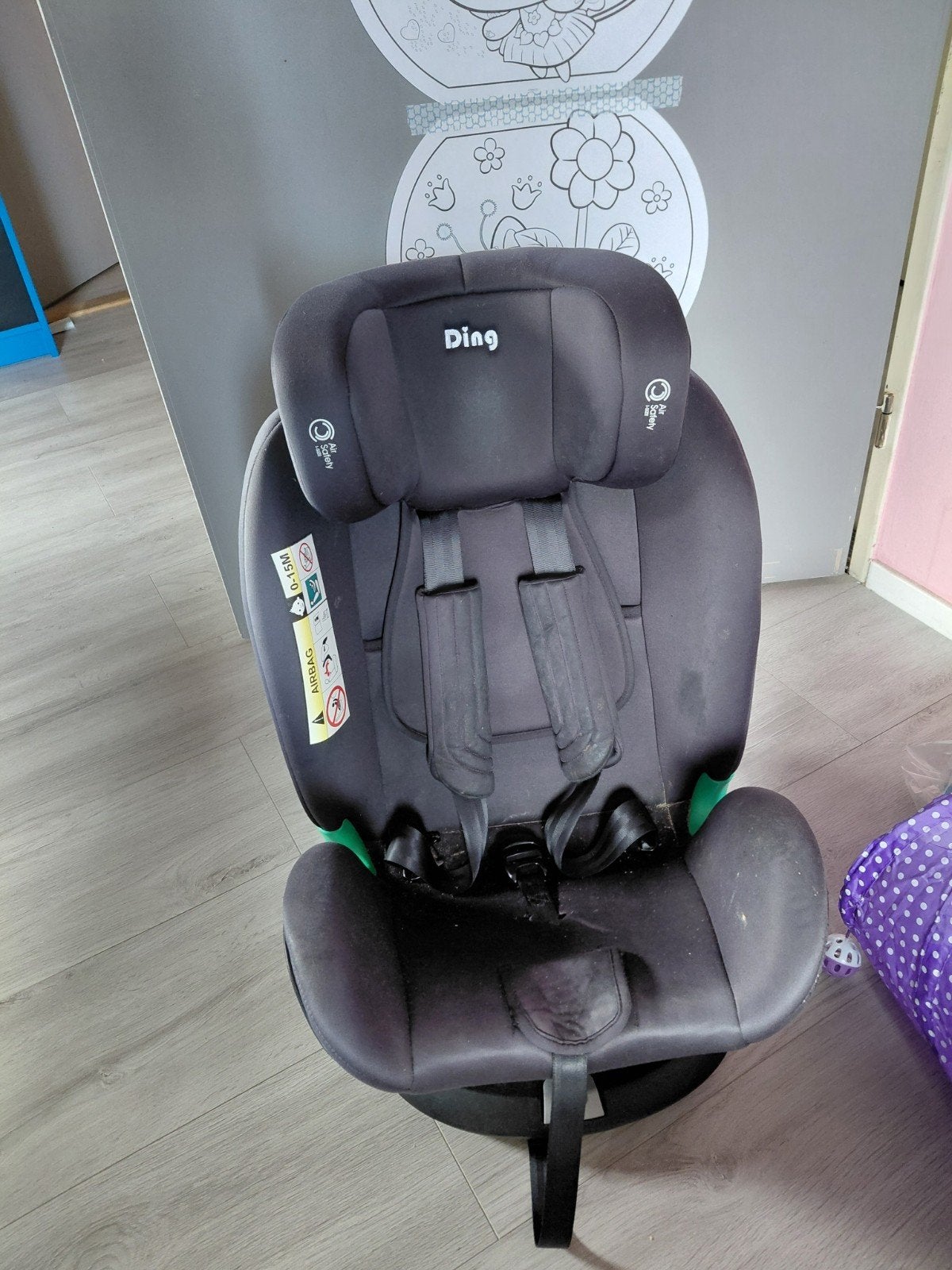 Ding i-Size autostoel met Isofix, Gebruikt, 0 t/m 18 kg, Isofix, Ophalen
