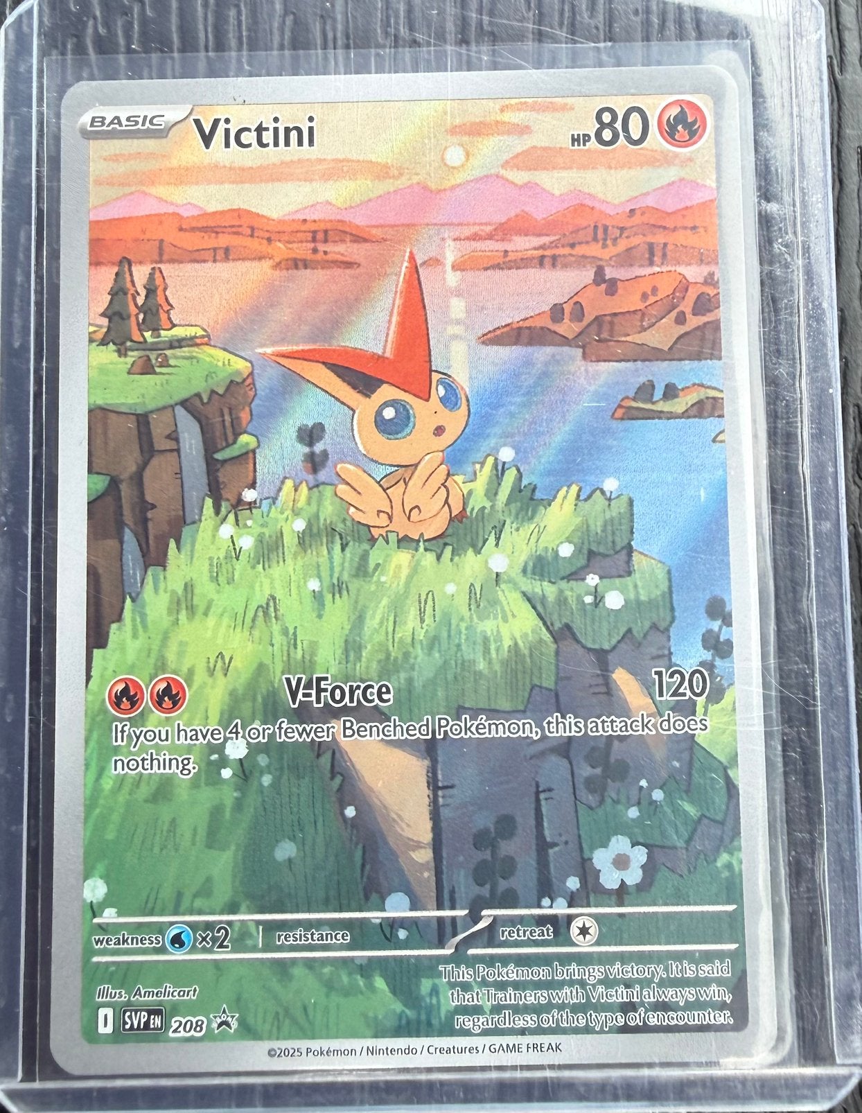 Pokemon Victini 208 Promo Scarlet and Violet, Ophalen of Verzenden, Zo goed als nieuw