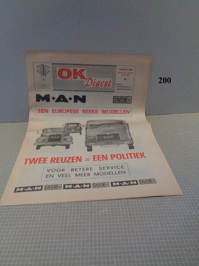 man brochure, Ophalen of Verzenden, Zo goed als nieuw, Overige merken