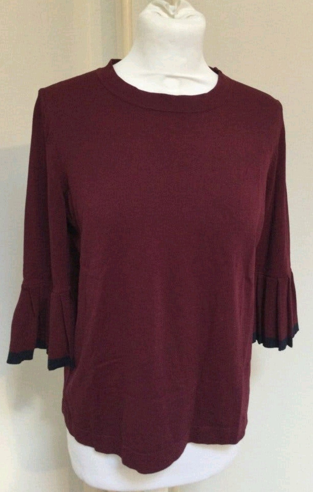 Prachtige bordeauxrode trui van Jade Twelve maat L, 65% visc, Kleding | Dames, Jade Twelve, Verzenden, Zo goed als nieuw, Rood