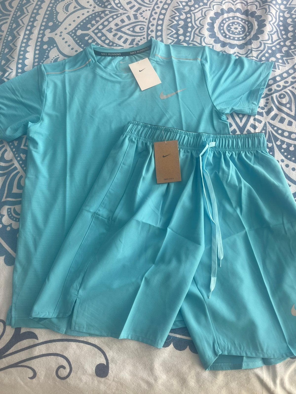 Nike zomerset maat L., Kleding | Heren, Sportkleding, Nieuw, Algemeen, Maat 52/54 (L), Blauw, Ophalen of Verzenden
