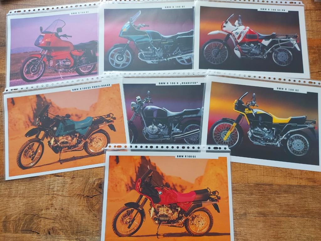 7x Bmw R 100 motor folders / sheets, Motoren, Ophalen of Verzenden, BMW