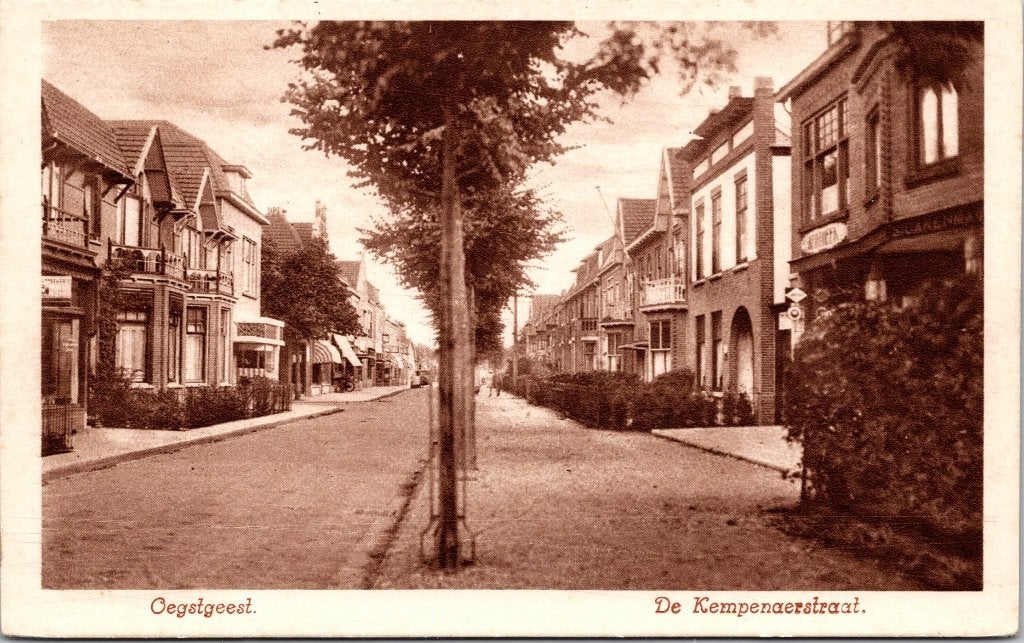 Oegstgeest - 10 antieke ansichtkaarten, Verzenden, 1920 tot 1940, Gelopen, Zuid-Holland