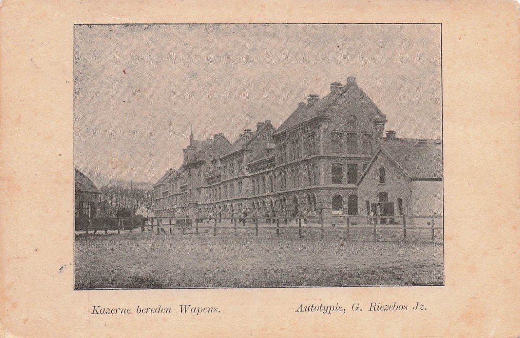 JP253 Amersfoort Kazerne Bereden Wapens Militair 1903, Verzenden, Voor 1920, Gelopen, Utrecht