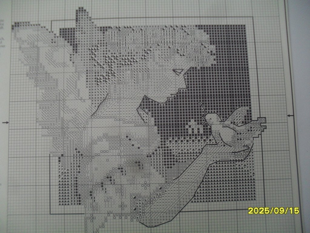 NIEUW, ORIGINEEL patroon Holiday Cherub 2000. En Verkoop DMC, Ophalen of Verzenden, Nieuw, Handborduren, Patroon