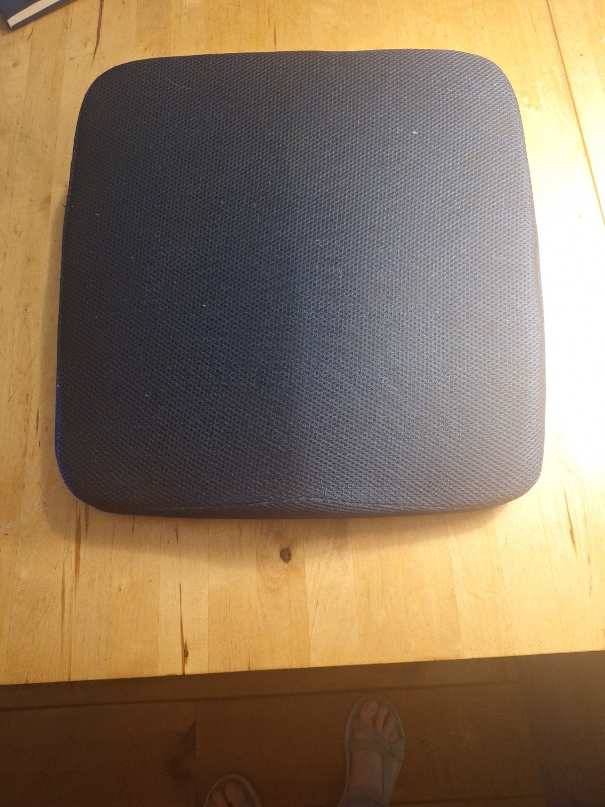 zitkussen voor stoel of kantoorstoel, Ophalen, Modern, Comfortabel, Blauw, Zo goed als nieuw