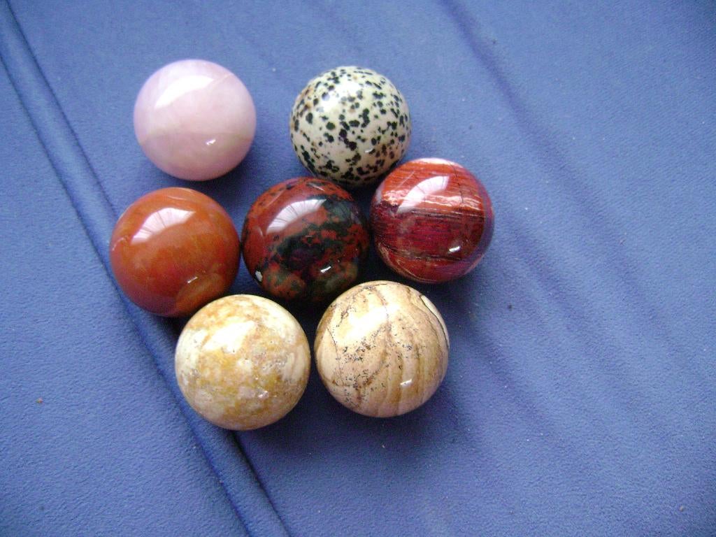 Edelsteen bollen, Ophalen of Verzenden, Gebruikt