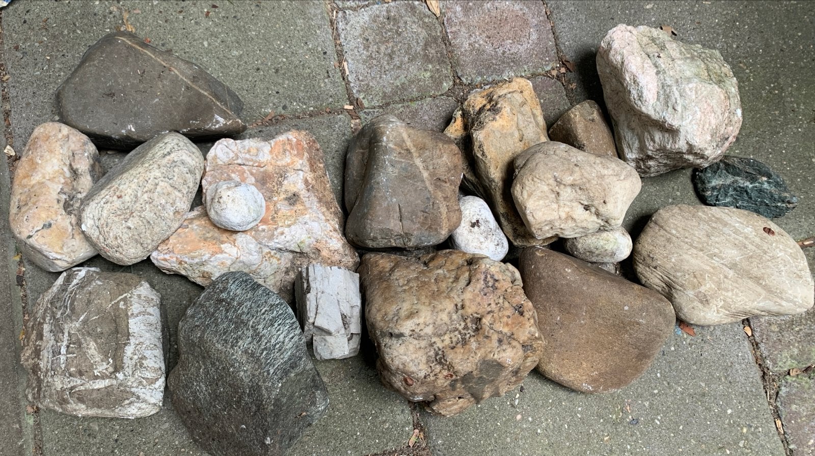 Collectie diverse stenen en rotsen, Verzamelen, Mineralen en Fossielen, Ophalen, Overige typen