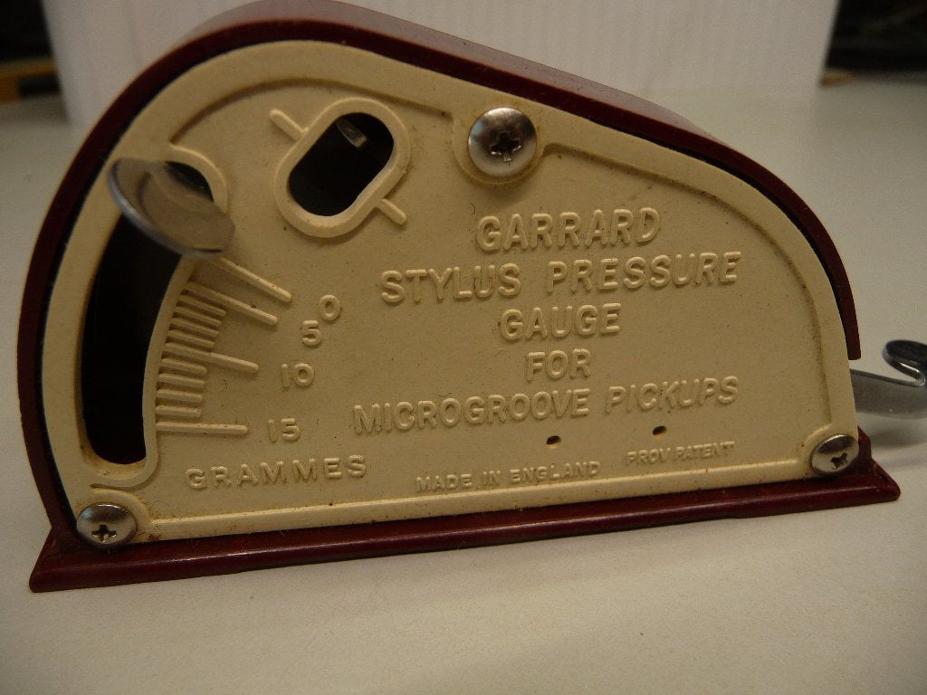 Garrard naalddrukmeter vintage, Ophalen of Verzenden, Zo goed als nieuw, Platenspeler-onderdeel, Overige merken