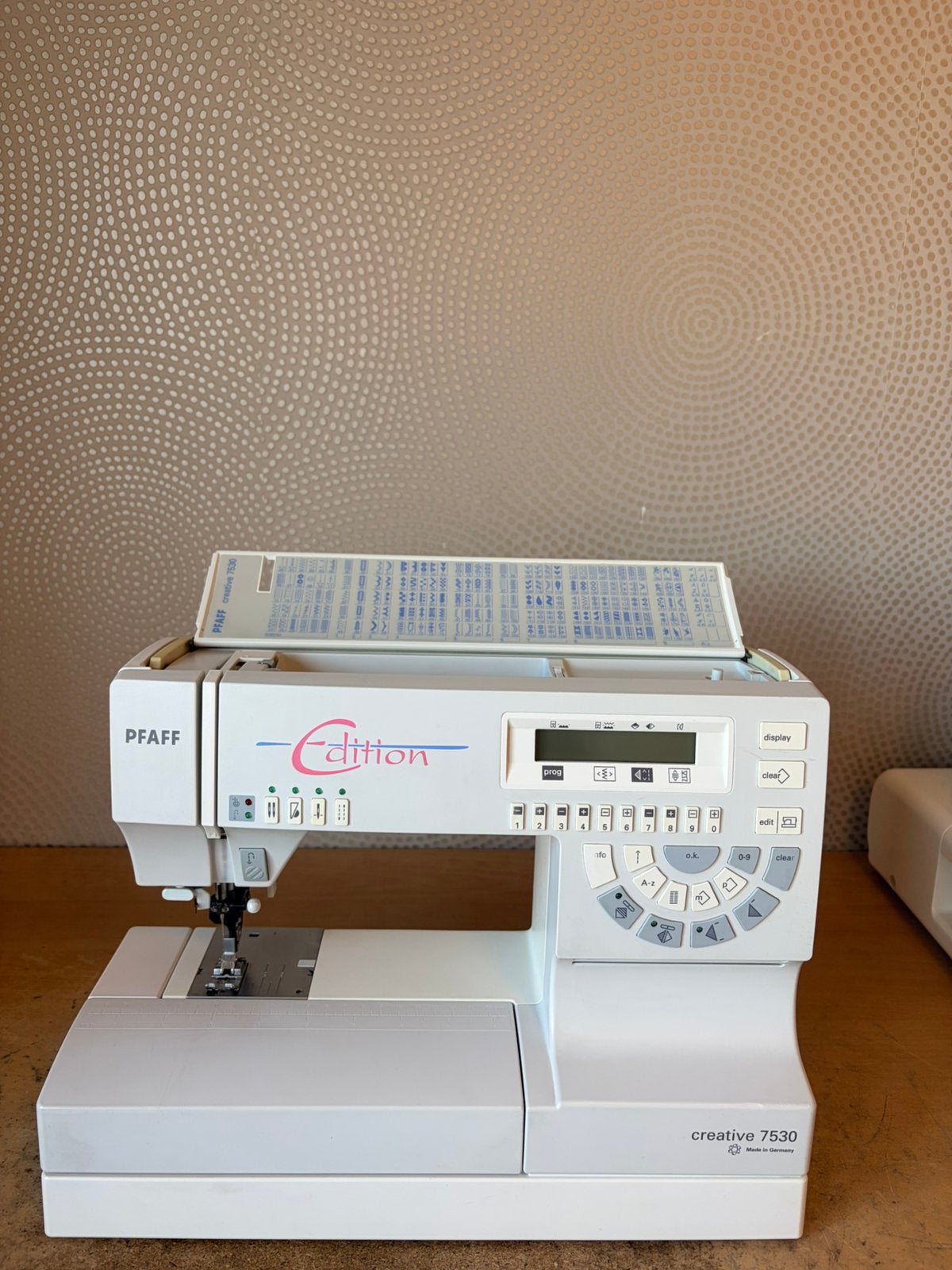 NAAIMACHINE PFAFF CREATIVE 7530 MET IDT DUBBEL TRANSPORT, Ophalen of Verzenden, Gebruikt, Naaimachine, Pfaff