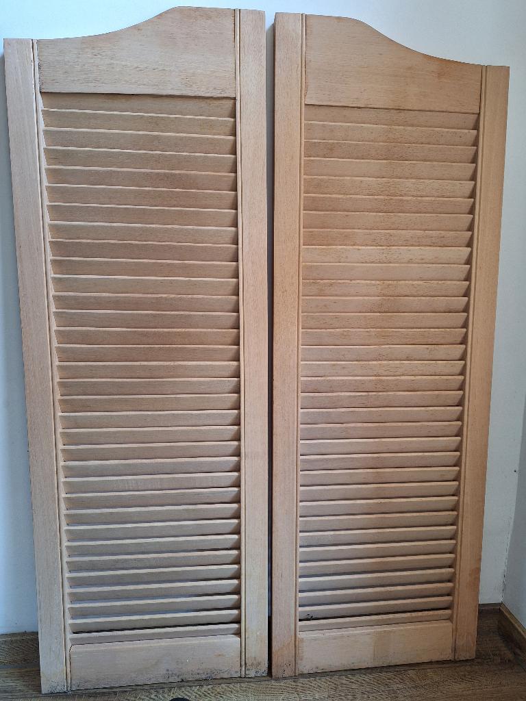 Louvre deurtjes, Ophalen, Minder dan 80 cm, Binnendeur, Minder dan 200 cm