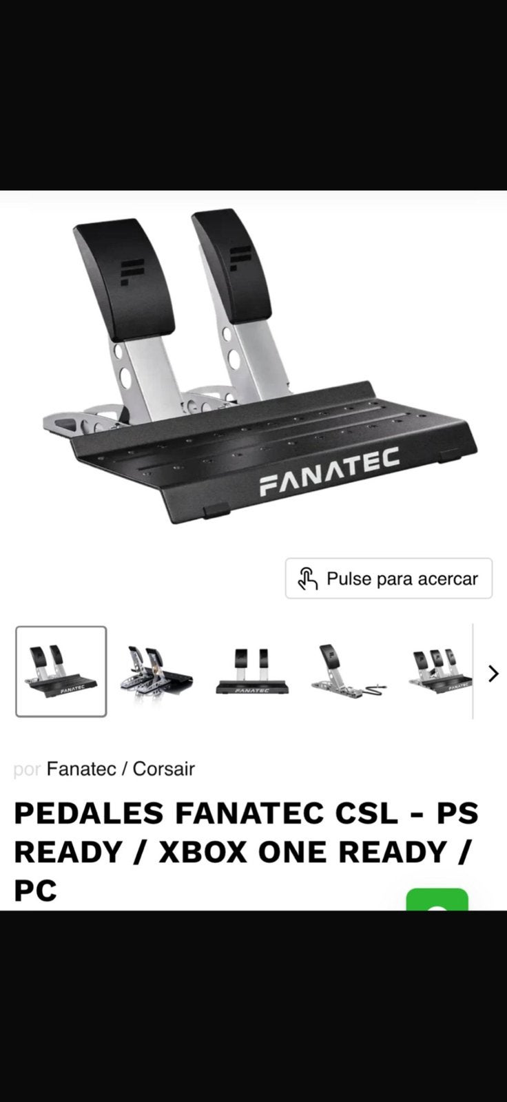 Fanatec CSL Pedals (2 pedalen) – Nieuwstaat, Ophalen of Verzenden, Zo goed als nieuw
