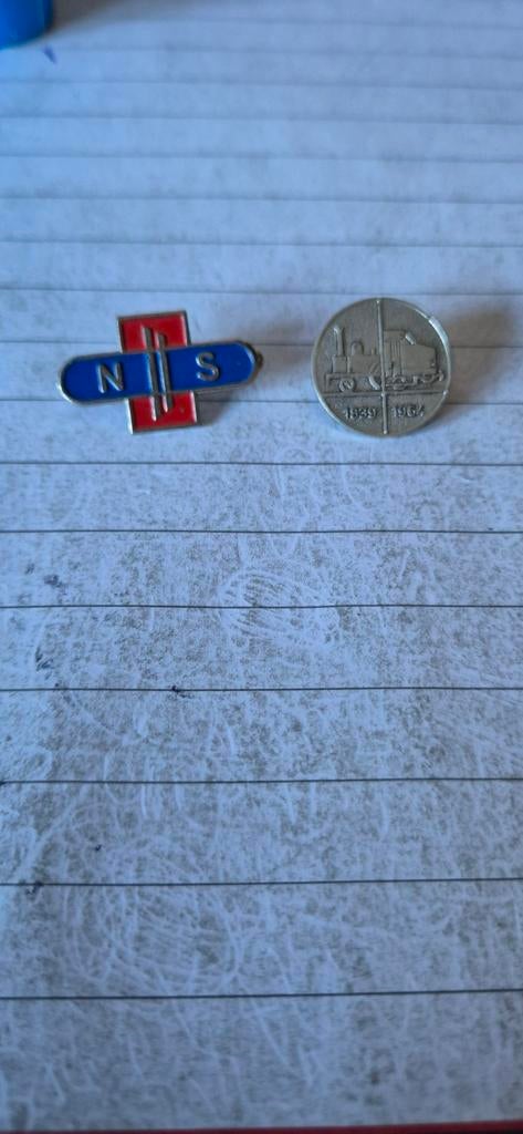 Twee Ns broches, Ophalen of Verzenden, Transport