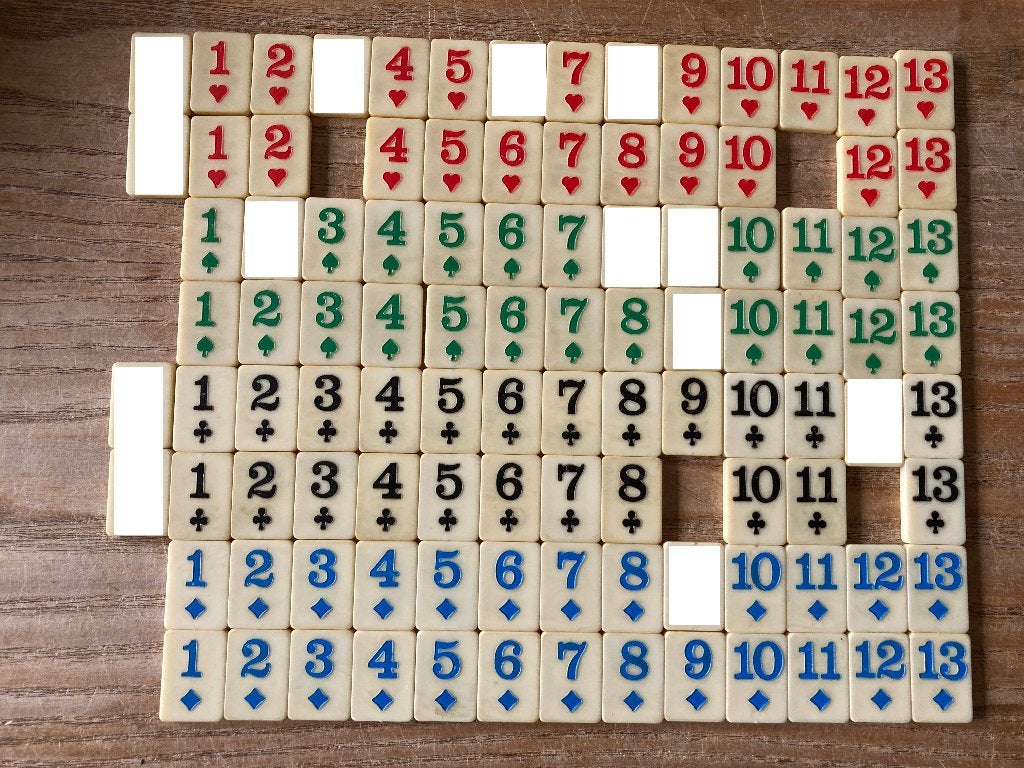 Peri Spiele losse stenen Rummy Super S Rummikub (2,4x1,7 cm), Ophalen of Verzenden, Zo goed als nieuw, Peri Spiele