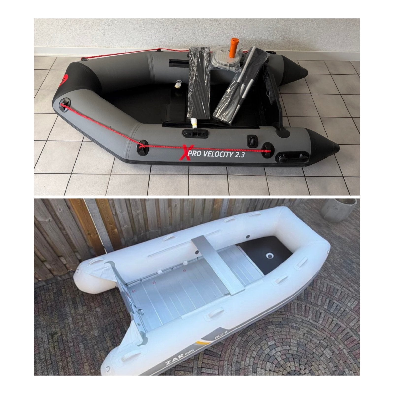 Nieuwe ! XPRO 2.3 nu 295,00 & Demo ! ZAR ALU 11 nu 1495,00, Watersport en Boten, Ophalen, Zo goed als nieuw, Peddels, Overige materialen