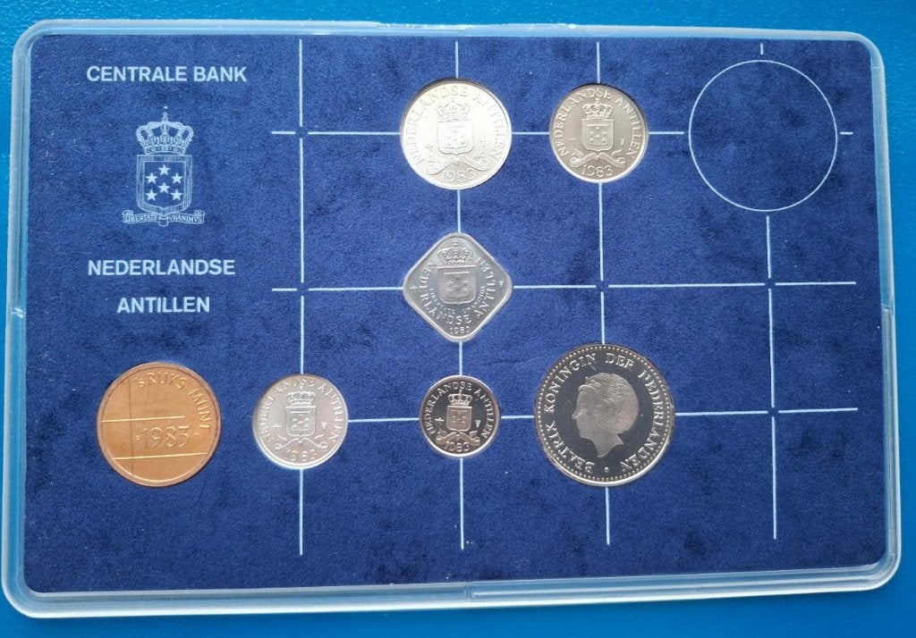 Nederlandse Antillen Muntset - 1983, Postzegels en Munten, Munten | Nederland, Verzenden, Koningin Beatrix, Overige waardes, Setje