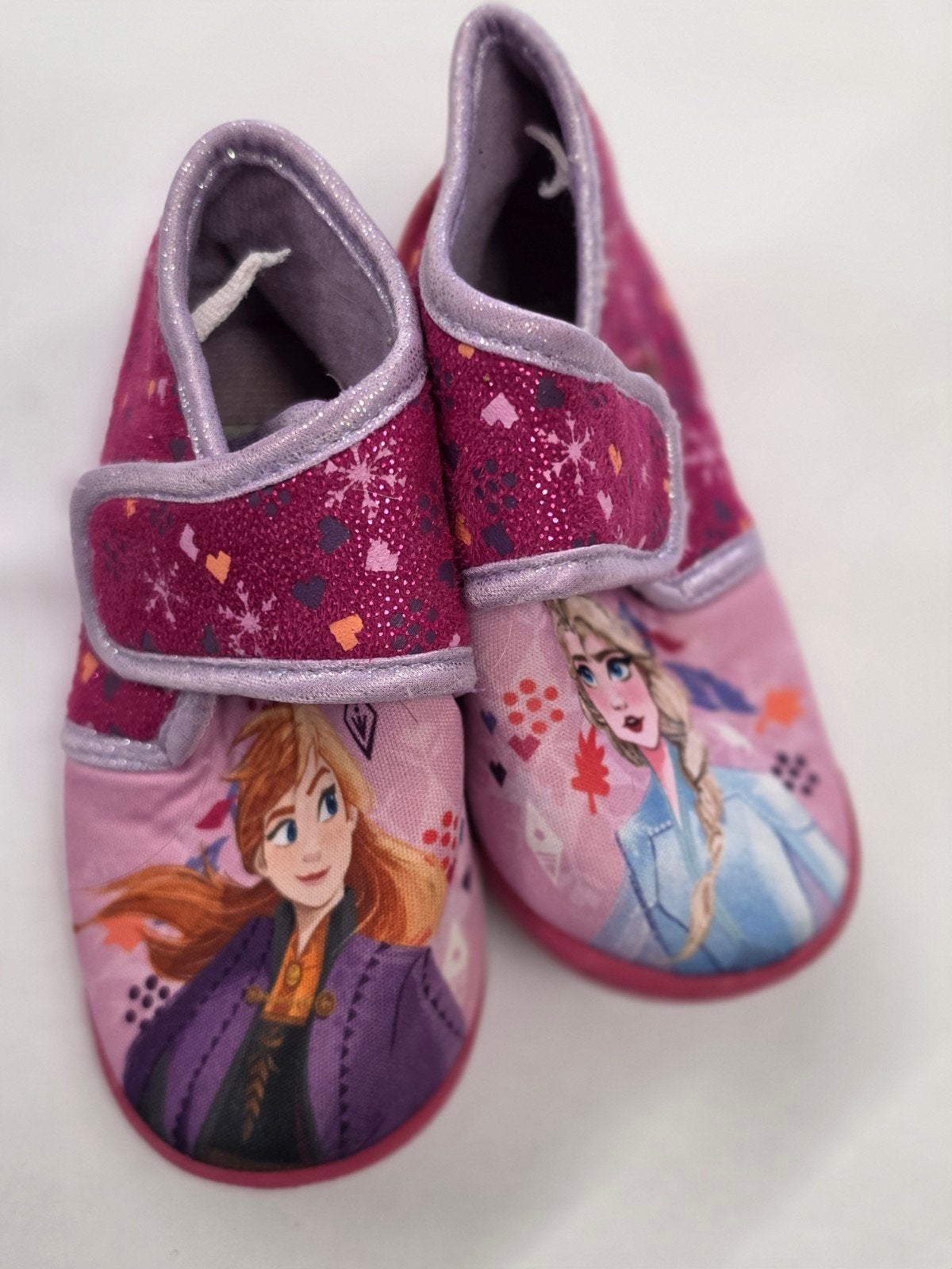 Frozen Elsa & Anna Roze Pantoffels Maat 25, Gebruikt, Meisje, Schoenen, Ophalen of Verzenden
