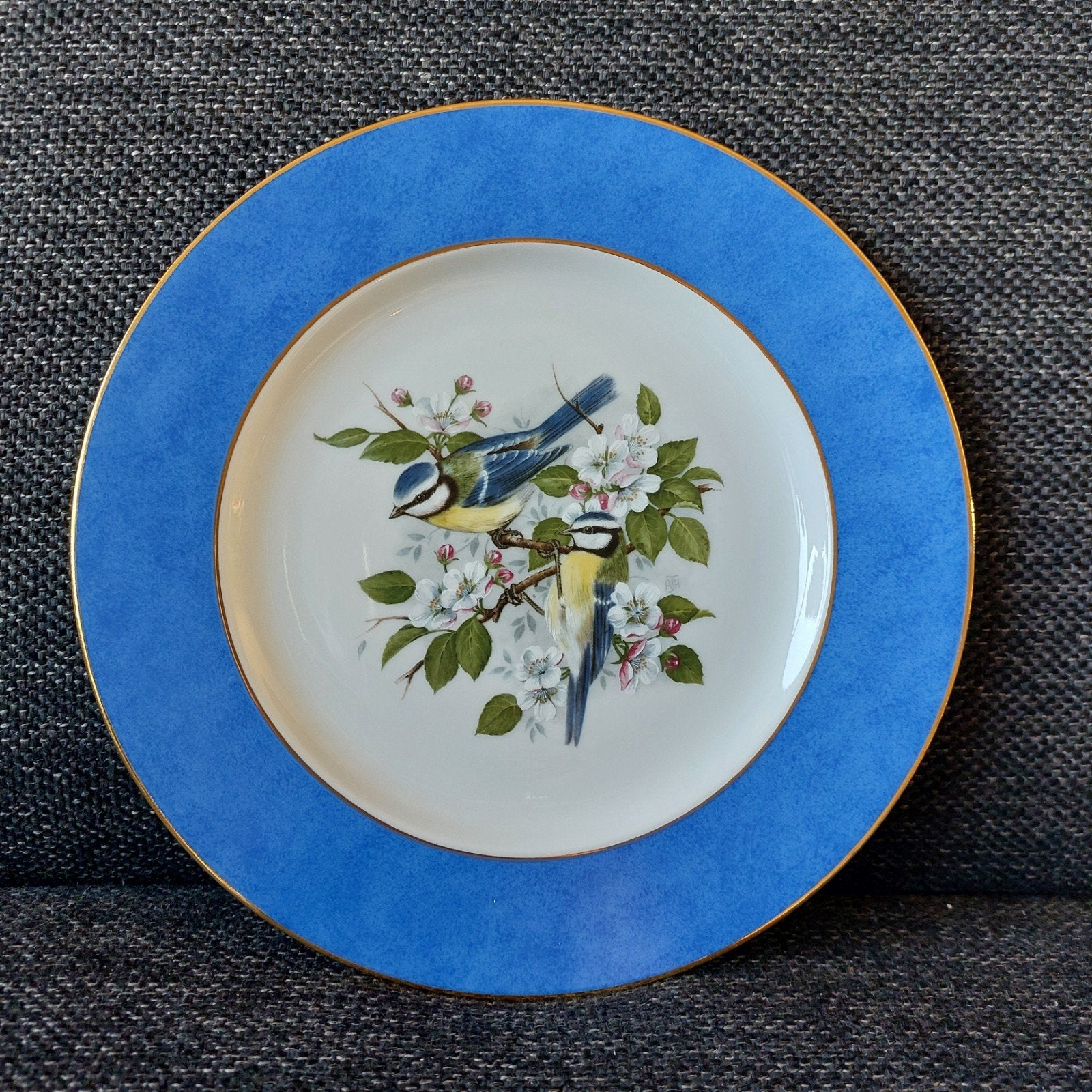 Limoges Sierbord met pimpelmeesjes, Ophalen of Verzenden