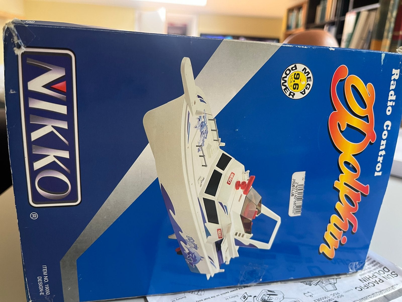 Nikko Dolphin RC Bestuurbare Boot 1:25 met Doos, Ophalen of Verzenden, Gebruikt