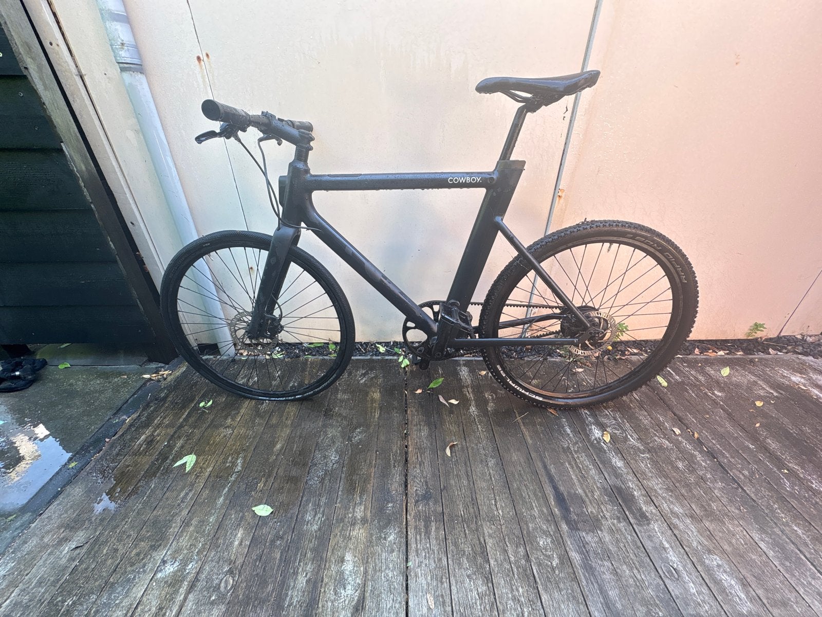 Cowboy 1e model elektrische fiets excl accu, Fietsen en Brommers, Gebruikt, Versnellingen, Schijfrem, 53 tot 57 cm