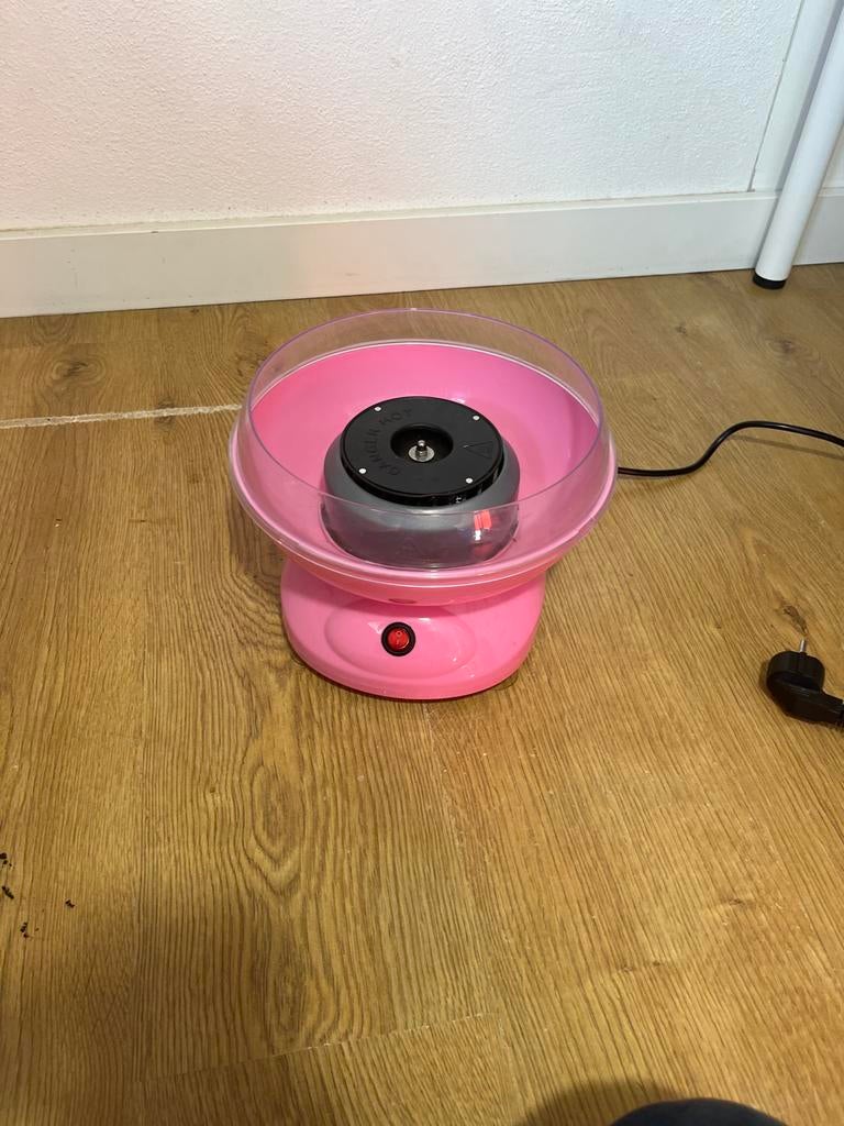 Suikerspin machine, Ophalen, Gebruikt