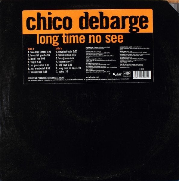 Chico DeBarge ‎- Long Time No See LP Nieuw + Maxi Gratis, LP, Inclusief binnenhoes, Ophalen of Verzenden, 12 inch