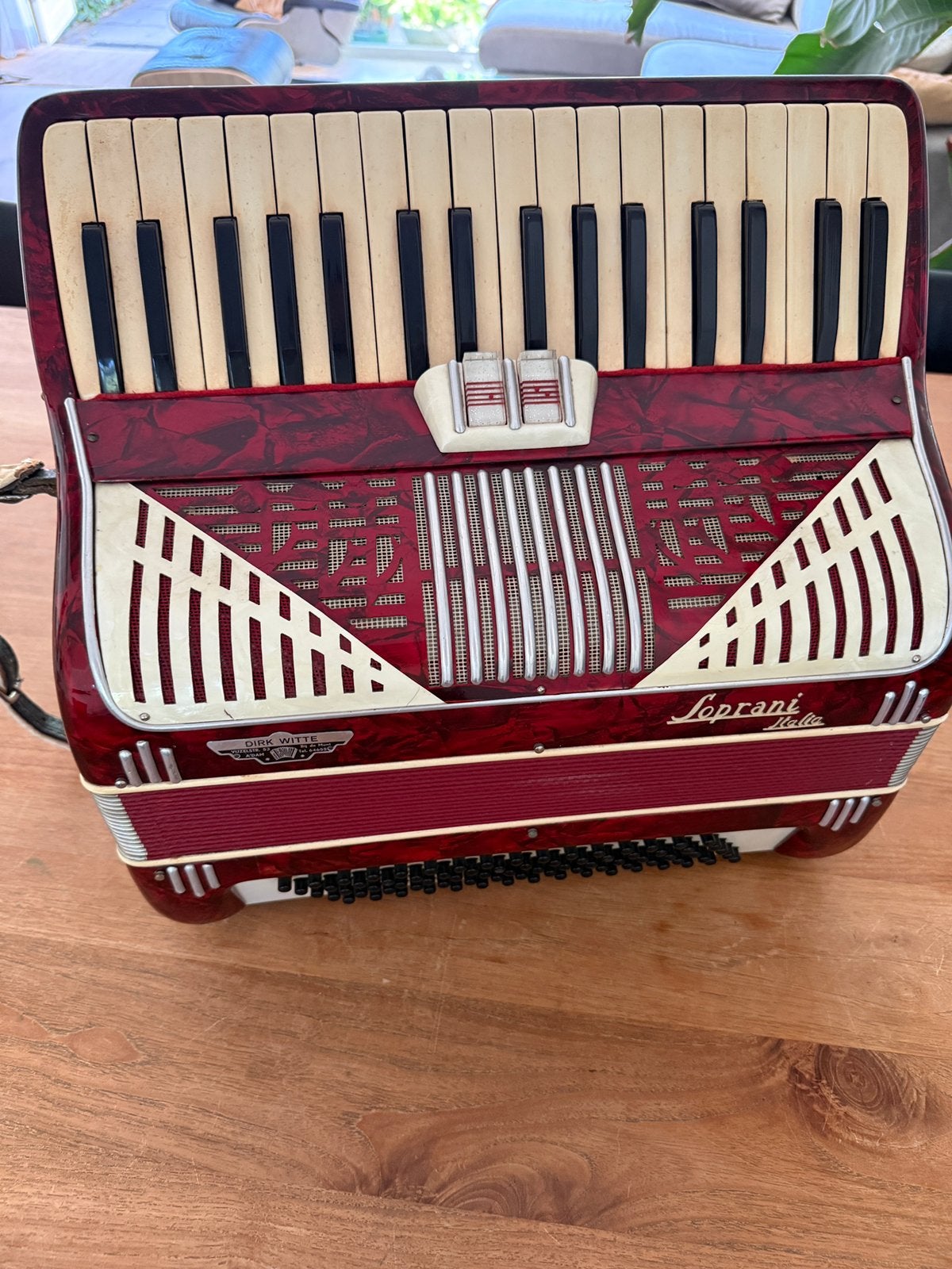 Soprani Italia Accordeon, Ophalen, Gebruikt, 120-bas, Overige merken