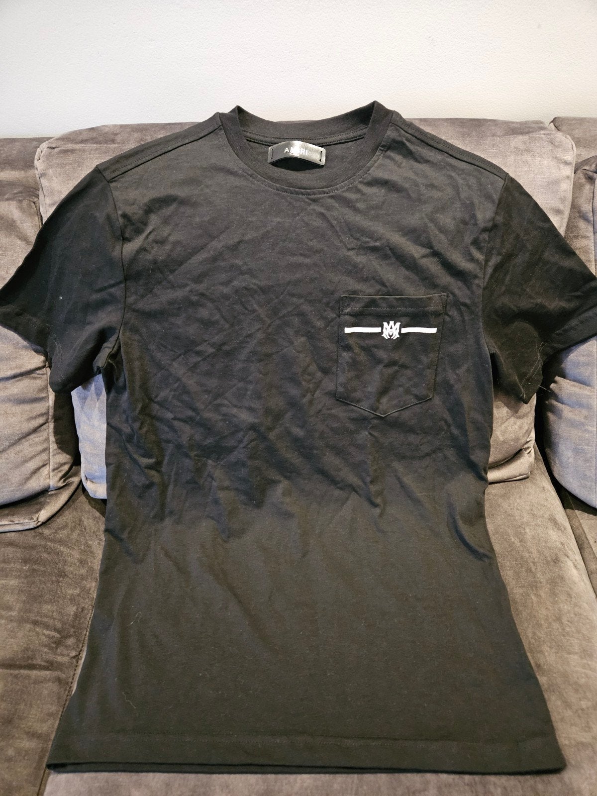 Amiri T-shirt Zwart Maat S, Kleding | Heren, AMIRI, Zwart, Ophalen of Verzenden, Zo goed als nieuw