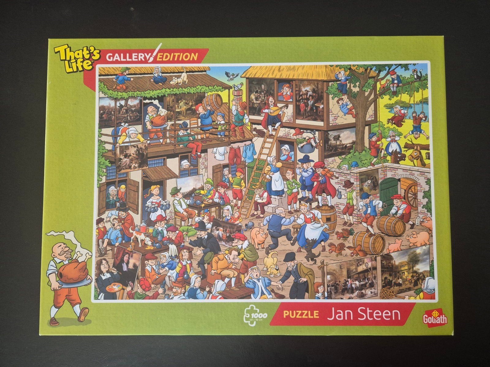That's Life Gallery Edition Jan Steen Puzzel 1000 stukjes, Ophalen of Verzenden, Zo goed als nieuw