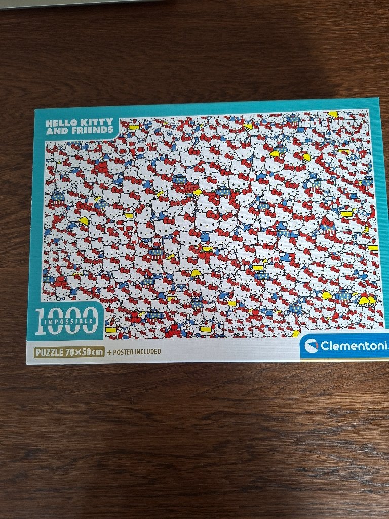 Hello Kiity puzzel nieuw voor 5 euro. Nieuwprijs 13,99, Ophalen of Verzenden, 500 t/m 1500 stukjes, Nieuw