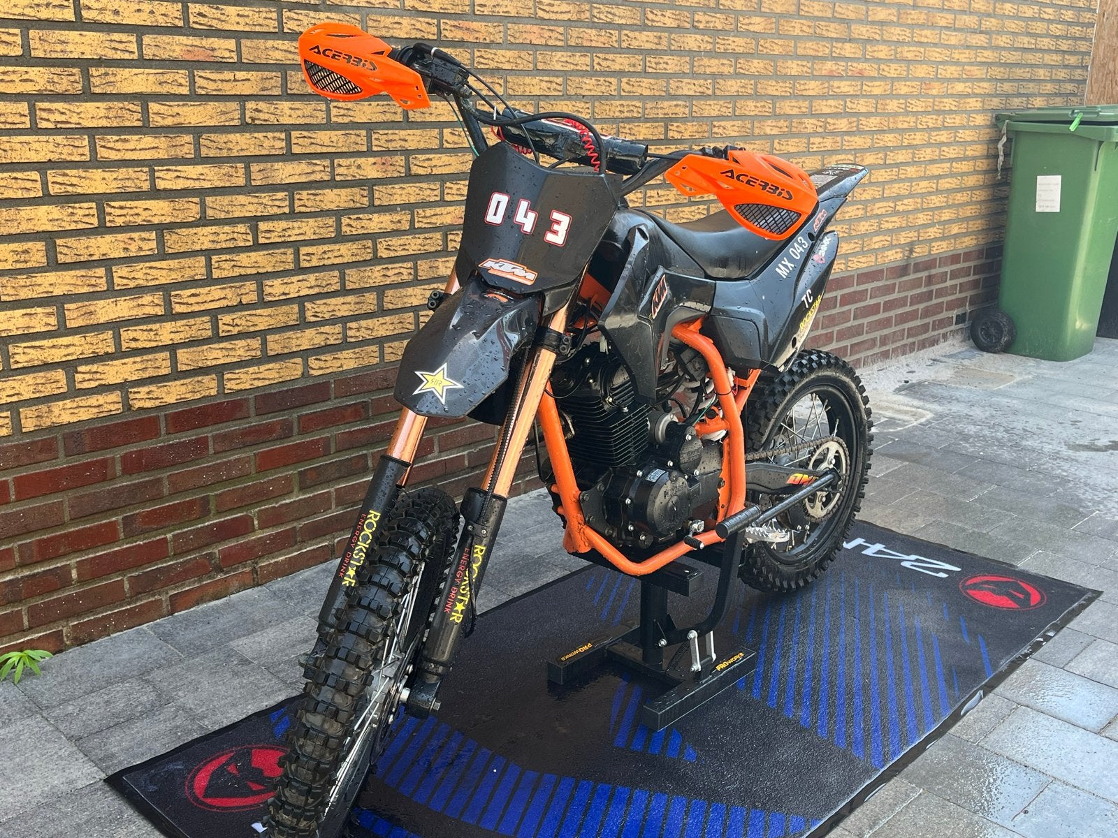 150cc Crossmotor (KTM Uiterlijk) - ZGAN met 3.4 uur, Zo goed als nieuw, 150 cc, 5 versnellingen, Ophalen