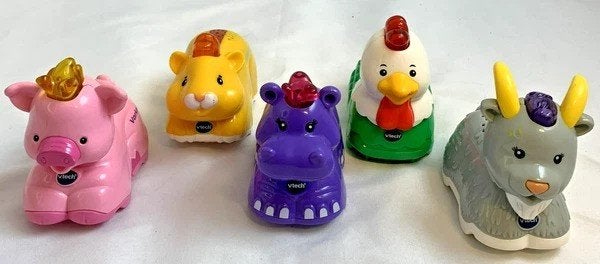 VTech Zoef Zoef Dieren 5 Varken Hamster haan geit nijlpaard, Kinderen en Baby's, Speelgoed | Vtech, Coolsingel 104, 3011 AG Rotterdam, Netherlands