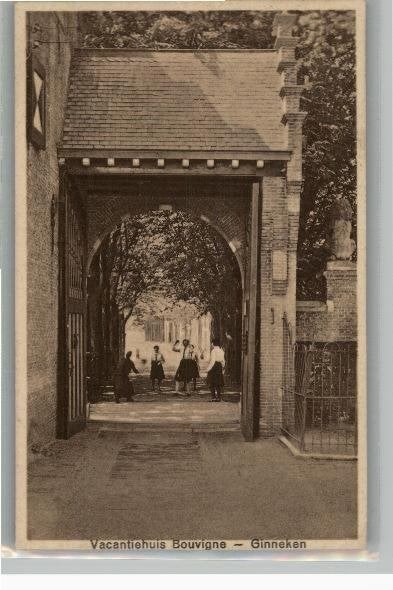 Ginneken Vacantiehuis Bouvigne Doorkijkje Mastbosch st 1932, Ophalen of Verzenden, 1920 tot 1940, Gelopen, Noord-Brabant