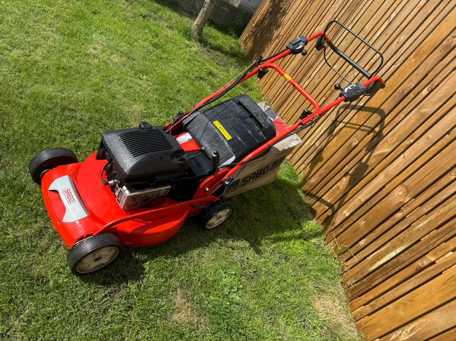 Sabo 54 vario e motormaaier, Cirkelmaaier, Gebruikt, Ophalen of Verzenden, Benzine-grasmaaier