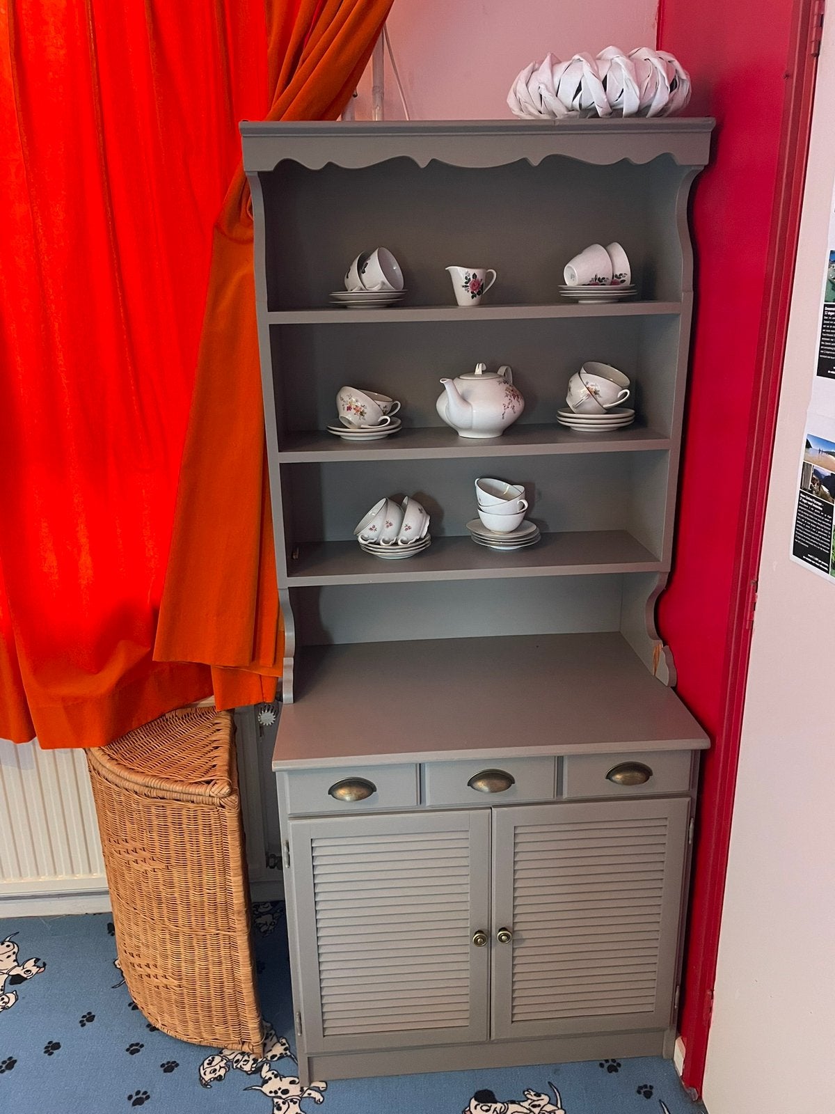 Buffetkast servieskast, Huis en Inrichting, Kasten | Buffetkasten, Ophalen, Gebruikt, Met deur(en), 50 tot 100 cm
