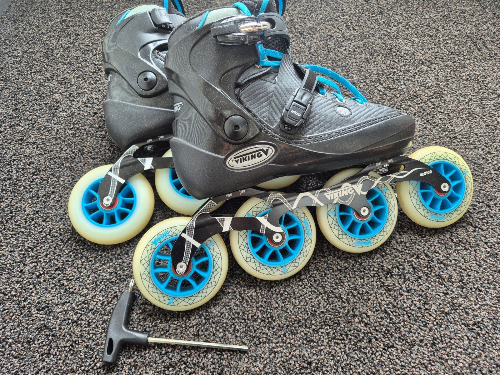 Viking Skeelers maat 38, Sport en Fitness, Overige merken, Gebruikt, Inline skates 5 wielen, Dames