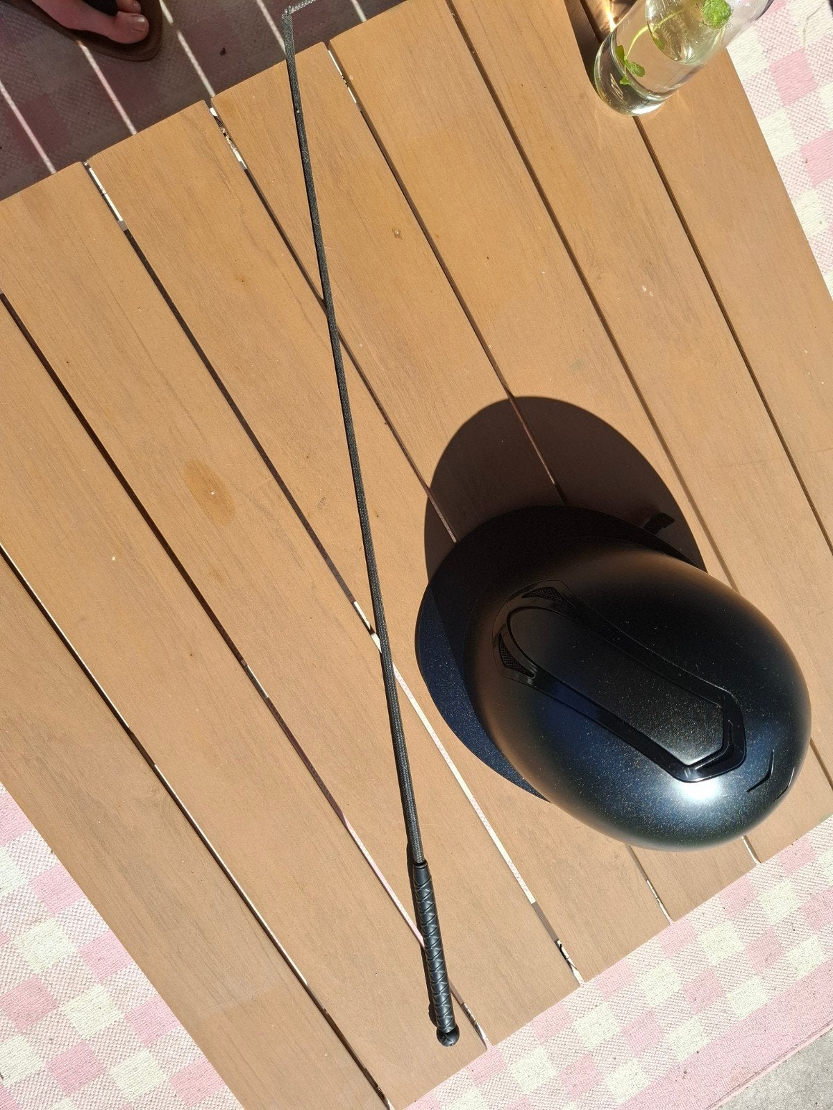 Harry's Horse cap 55-57 (M) en zweep (paardrijden), Ophalen, Gebruikt, Recreatie