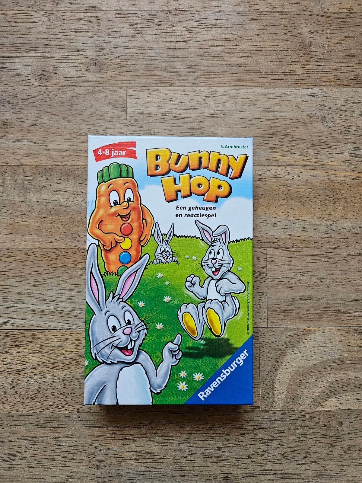 Bunny Hop reisspel, Ophalen of Verzenden, Zo goed als nieuw, Reisspel, Drie of vier spelers