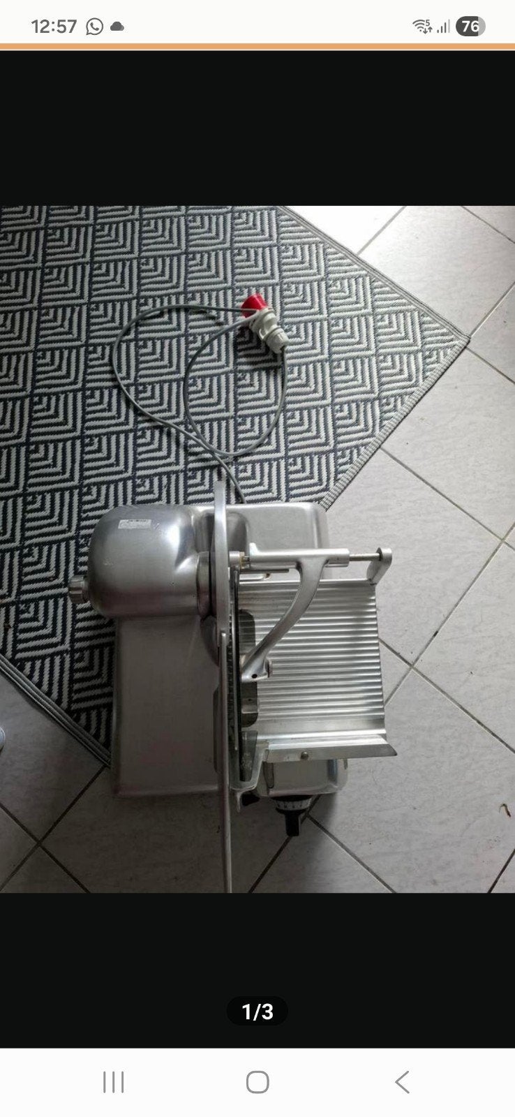 Professionele Vlees Snijmachine - Gebruikt, Ophalen