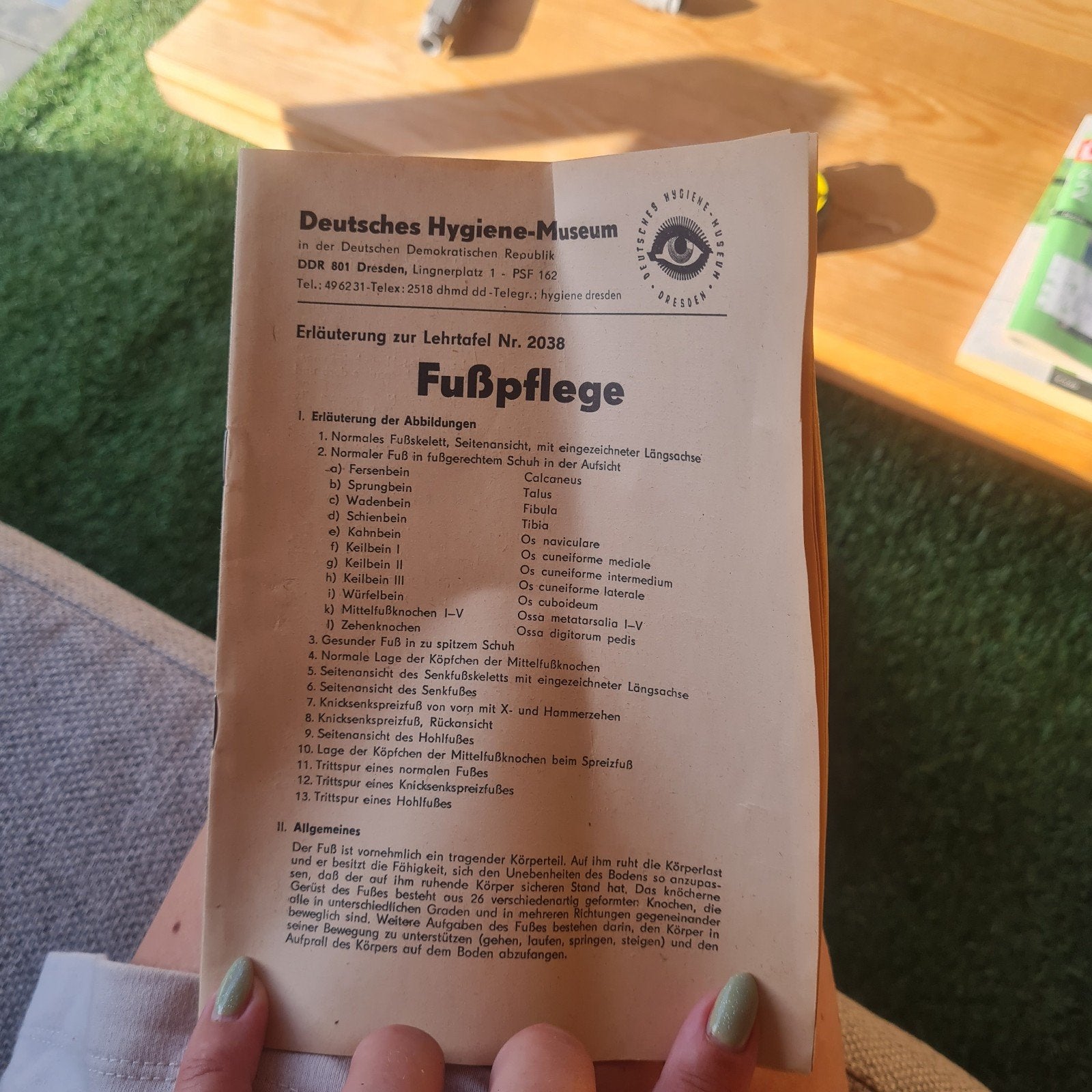Voetverzorging: Lehrtafel Nr. 2038, Boeken, Ophalen of Verzenden
