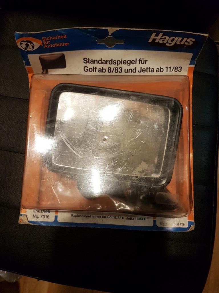 Hagus Standaardspiegel voor Golf 2 / Jetta (links), Auto-onderdelen, Spiegels, Ophalen of Verzenden, Nieuw, Volkswagen