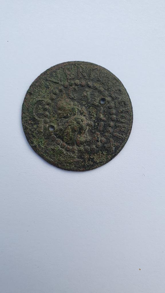 Bodemvondst repro munt Gallië brons, Postzegels en Munten, Ophalen of Verzenden, Vóór koninkrijk, Overige waardes, Losse munt